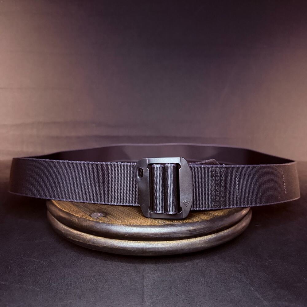 First Tactical Deluxe Tactical Belt Size 44"-46" Nylon Rigger Black 1.75" Wide